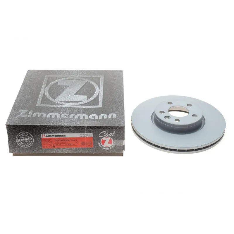 Диск гальмівний передній ZIMMERMANN 250.1347.20 для VW T4, SEAT Alhambra, FORD Galaxy 1996-2006, 313x26 мм