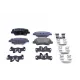 Колодки гальмівні (задні) Kia Ceed/Rio III/Hyundai Accent/Tucson/i20/i30/i40 10-(Akebono)(з аксес)