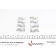 Колодки гальмівні (передні) Audi A6/A7/A8/Q7/Q8/VW Touareg 17- (Akebono) (з аксесуарами)