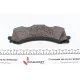 Колодки гальмівні (передні) Audi A6/A7/A8/Q7/Q8/VW Touareg 17- (Akebono) (з аксесуарами)