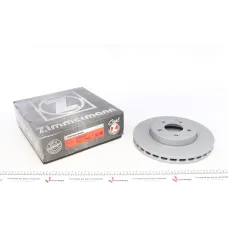 Диск гальмівний передній ZIMMERMANN 400.3619.20 для Mercedes-Benz E-Class W211/S211 2002-2009, 295x28 мм