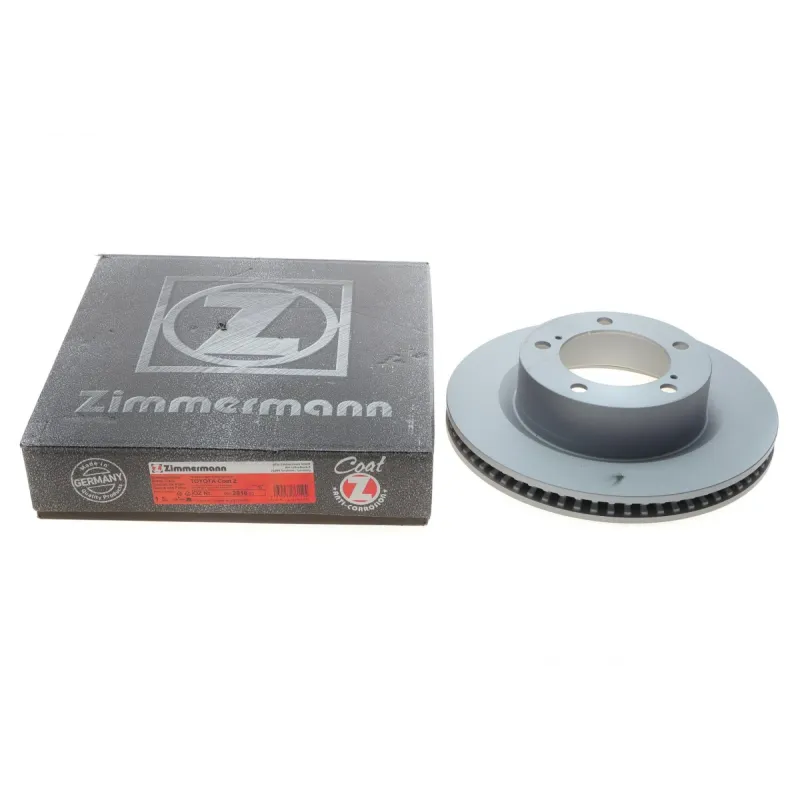 Диск гальмівний передній ZIMMERMANN 590.2816.20 для Toyota Land Cruiser 200, Lexus LX 2007-, 340x32 мм, вентильований