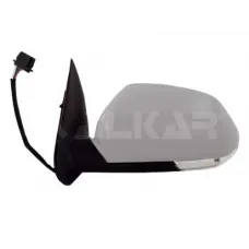 Дзеркало заднього виду (під фарбування) Skoda Octavia 04-13 (R) (електро/підігрів/з повор.)
