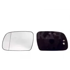 Скло дзеркала (з підігрівом) Peugeot 307 1.4-2.0 HDi 00- (L)