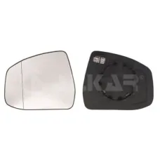 Скло дзеркала (з підігрівом) Ford Focus/Mondeo 04- (L)