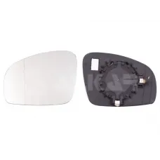 Скло дзеркала (з підігрівом) Skoda Roomster/Fabia 06-15 (L)