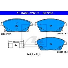 Колодки гальмівні (передні) Opel Astra J/Zafira C/Chevrolet Cruze 09-