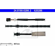 Датчик зносу гальмівних колодок (передніх) BMW 3 (E90/E91/E92)/ X1 (E84) 05-15 (L=867mm)