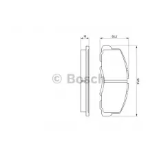 Колодки гальмівні (передні) Mitsubishi Galant/Lancer -92