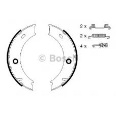 Колодки ручного гальма MB Sprinter 408-416 96-06 (170x40) (з пружинками)