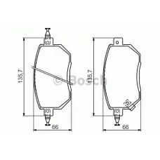 Колодки гальмівні (передні) Nissan Murano/Infiniti FX 35/45 03-