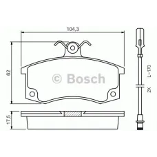 Колодки гальмівні (передні) Lada 2108/2109/2110/2111/2112/2113/2114/2115 87-