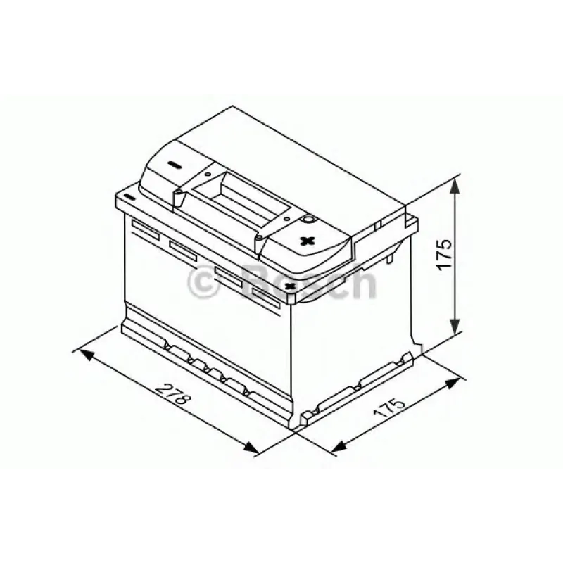 Акумуляторна батарея 65Ah/650A (278x175x175/+R/B13) (Start-Stop EFB)