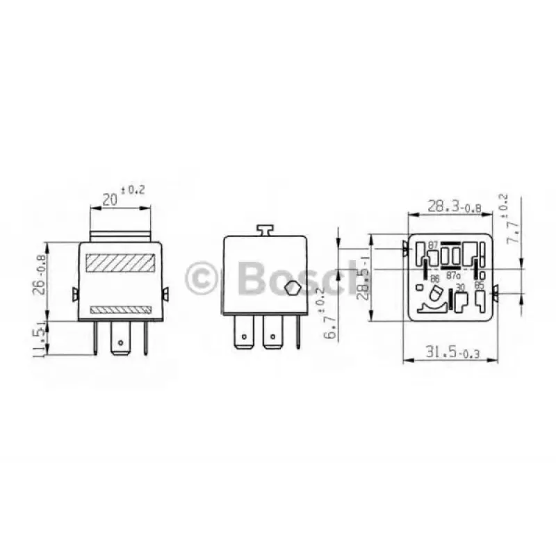 Реле насосу паливного Man TGM/TGS/TGX 06-22 (24V/20A)