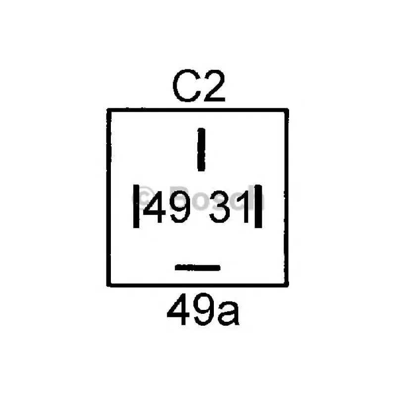 Реле-перемикач сигналу повороту (12V) MB/Volvo 75-89