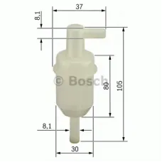 Фільтр паливний DIESEL (гусачок)