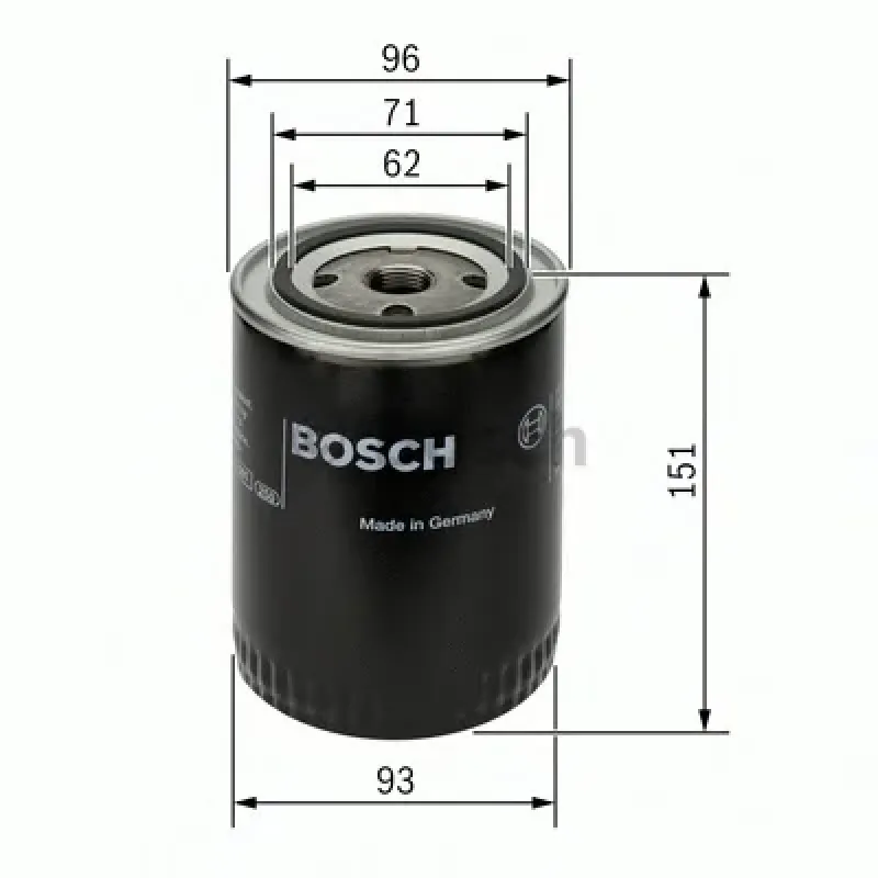 Фільтр масляний VW Caddy I-II/T3/LT 28-35 1.9TD/2.4i 81-05