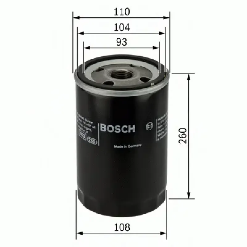 Фільтр масляний Renault Magnum 12.1 04-06/12.8 06-/Kerax/Premium 2 10.8 05-