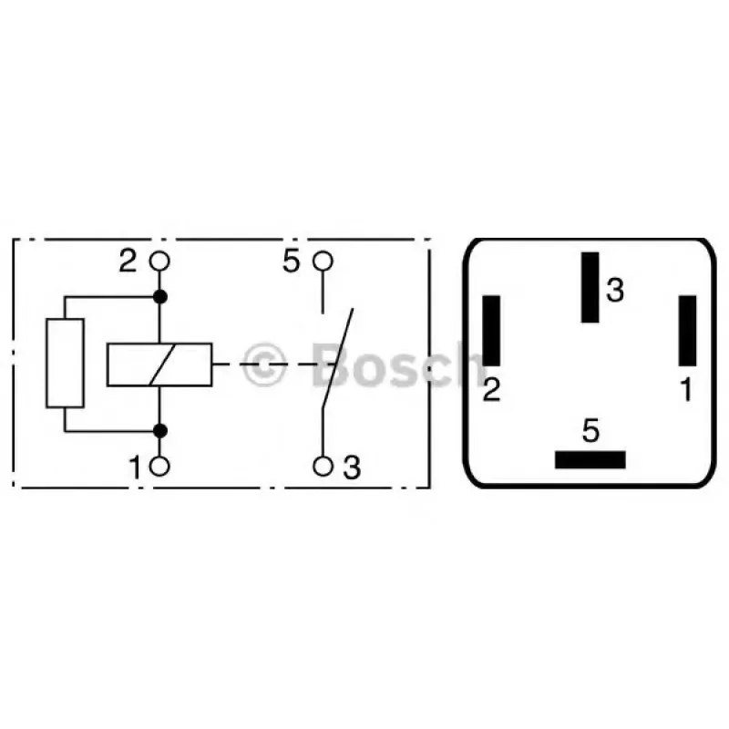 Реле обігрівача скла VW Caddy/Passat 85- (12V)