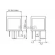 Реле свічок розжарювання  (12V) VW T5/T6 1.9/2.0/2.5TDI 03-