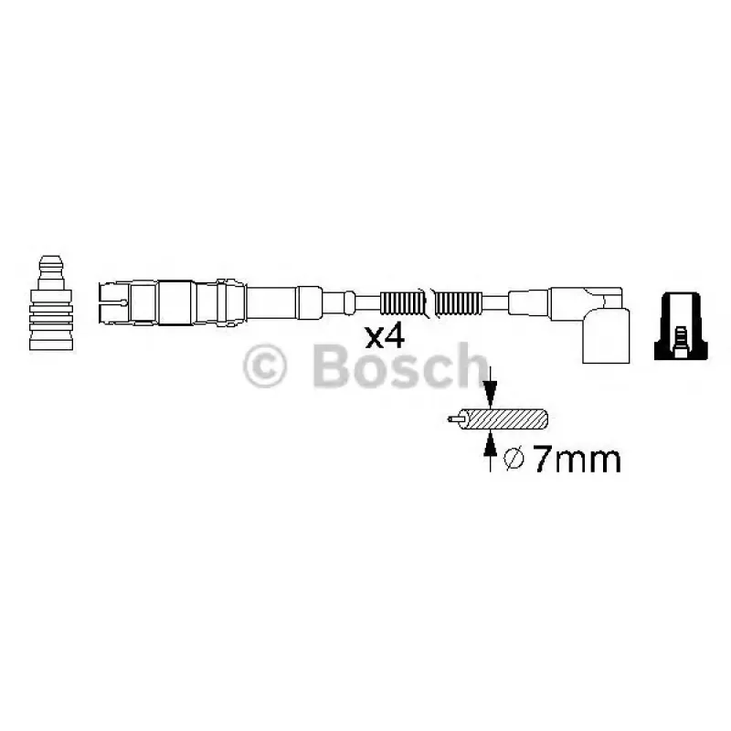 Проводи запалювання BMW 3 (E46) 1.6-1.8 97-05/5 (E34) 1.8 94-95 (к-кт) M43 B18