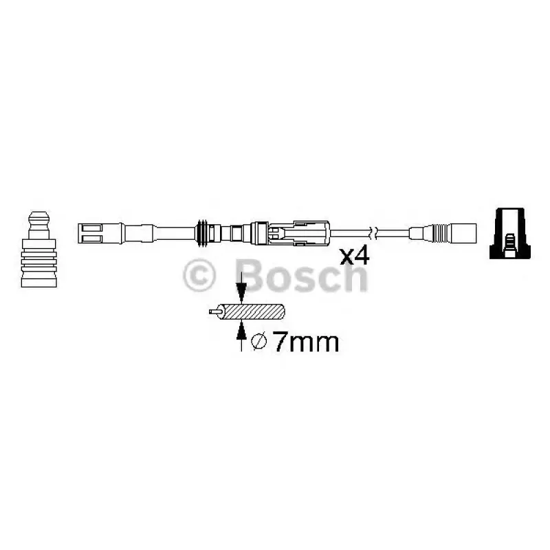 Проводи запалювання VW Golf IV 1.8i 97-05 (к-кт)