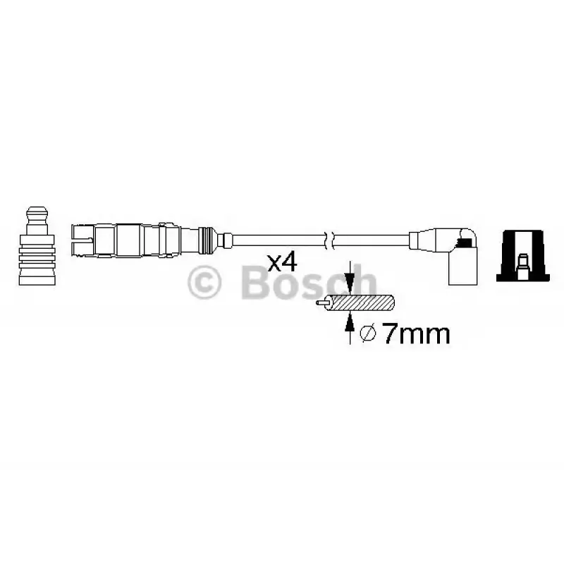 Проводи запалювання VW Golf/Passat/T5 (к-кт)