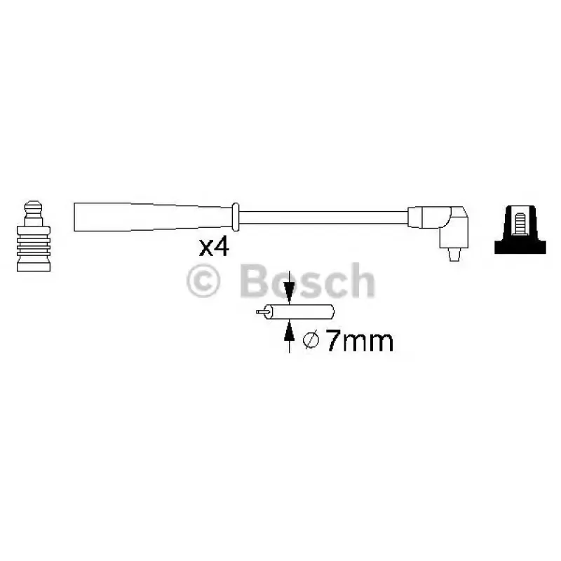 Проводи запалювання Citroen Xantia 2.0i 93-03 (к-кт)