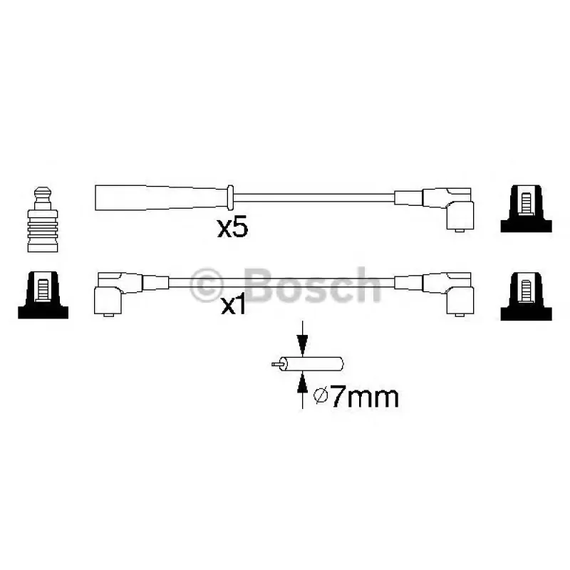 Кабелі запалювання Volvo 850/C70/S70/S80/V70/XC70 2.0-2.4T 91-06