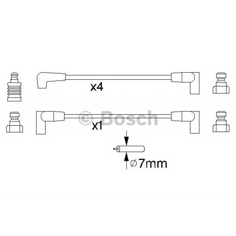 Проводи запалювання Volvo 440/460/480 (к-кт)