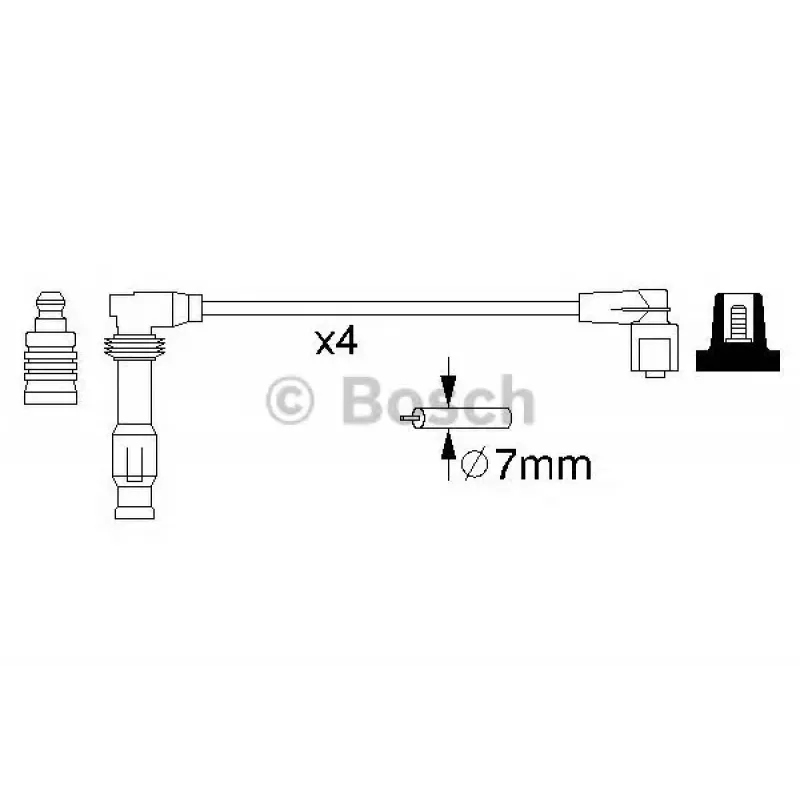 Проводи запалювання Opel Vectra A/B 92-03 (к-кт)