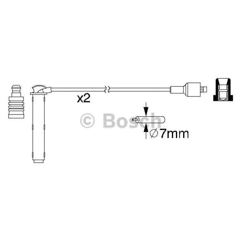 Провід запалювання Rover 200 II/25 I/45 I/75 1.4-1.8 95-05 (к-кт)