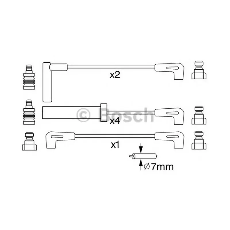 Провід запалювання Jeep Cherokee 4.0 91-01 (к-кт)