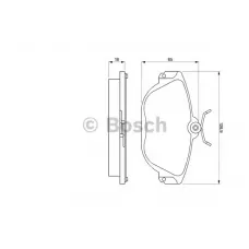 Колодки гальмівні (передні) Volvo S90/V90 97-98/740 84-92/780 86-90/940 90-98/960 90-96