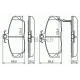 Колодки гальмівні (передні) Honda Civic VI/VII 94-05/Concerto 89-95/Rover 400 90-00