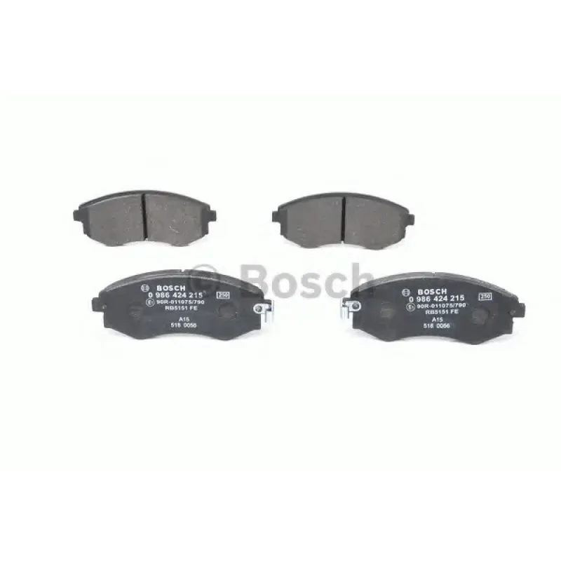 Колодки тормозные (передні) Hyundai Elantra III 00-06/Kia Magentis I 01-05/Ssangyong Rexton 02-