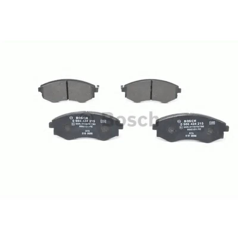 Колодки тормозные (передні) Hyundai Elantra III 00-06/Kia Magentis I 01-05/Ssangyong Rexton 02-
