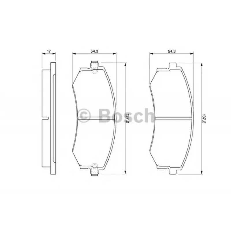 Колодки тормозные (передні) Hyundai Elantra III 00-06/Kia Magentis I 01-05/Ssangyong Rexton 02-