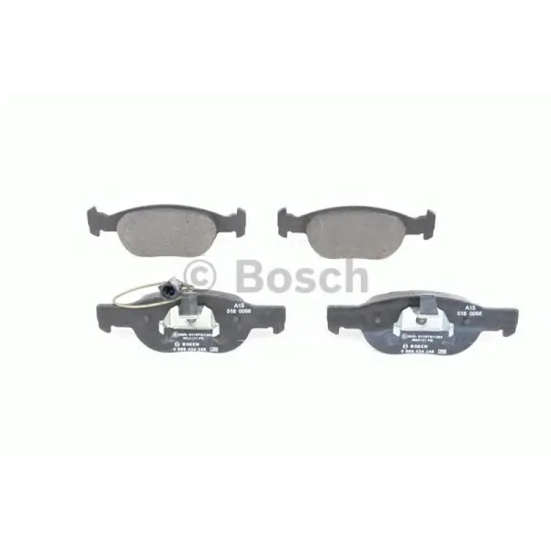 Колодки гальмівні (передні) Fiat Bravo/Brava 95-01/Marea 96-02/Lancia Delta II 94-99 (+датчик)