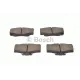 Колодки гальмівні (передні) Toyota Land Cruiser 90 96-02/VW Taro 2.4D 89-97