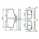 Колодки гальмівні (передні) Toyota Land Cruiser 90 96-02/VW Taro 2.4D 89-97