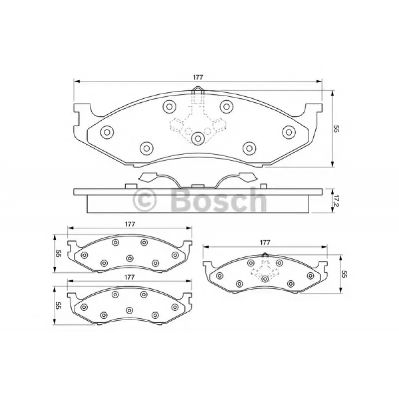 Колодки гальмівні (передні) Jeep Cherokee/Kia Carnival 84-01 (Kelsey-Hayes)