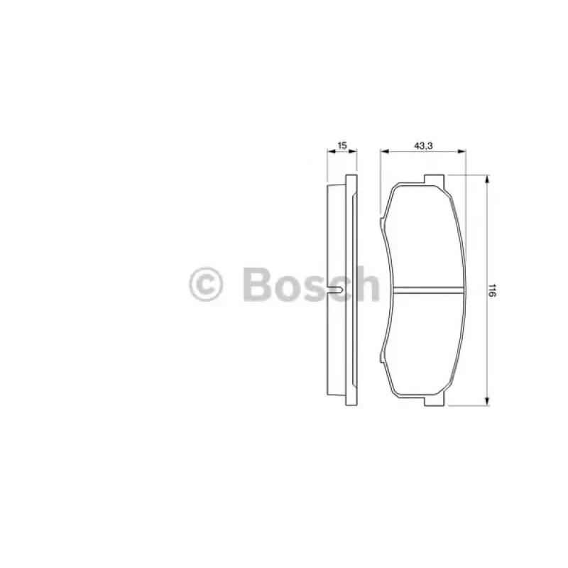 Колодки гальмівні (задні) Mitsubishi Pajero IV 06-/Toyota Land Cruiser 84-