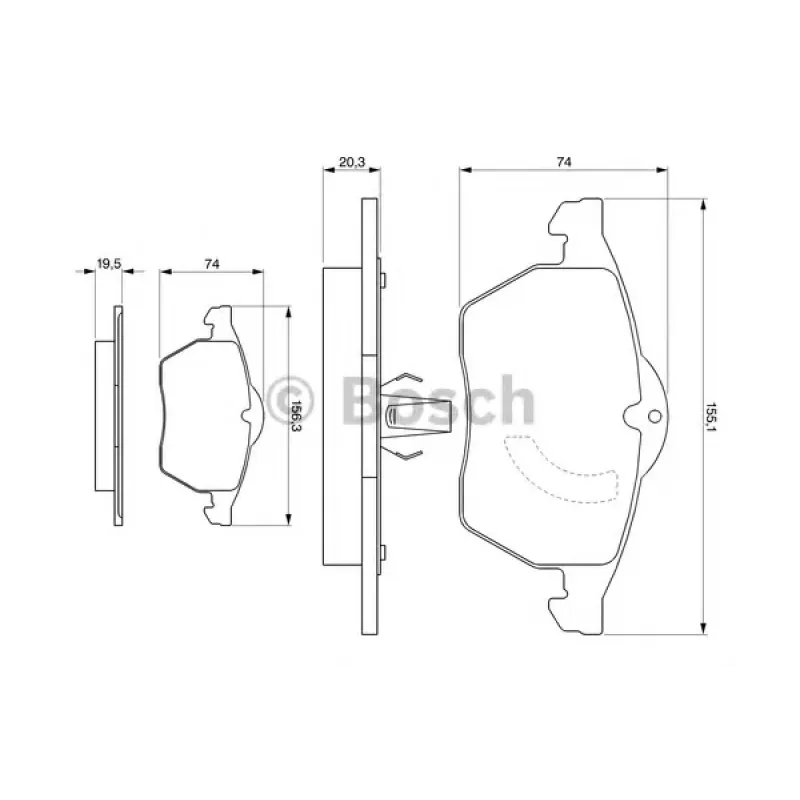 Колодки гальмівні (передні) Opel Astra G 99-02/Vectra B 95-03/Calibra A 91-97/Saab 9-3 98-09