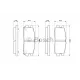 Колодки гальмівні (задні) Opel Frontera A/B 92-04/Monterry A/B 91-99