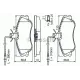Колодки гальмівні (передні) Citroen Berlingo 96-11/Xsara/Peugeot 306 93-05/Partner 96-15 (+датчики)