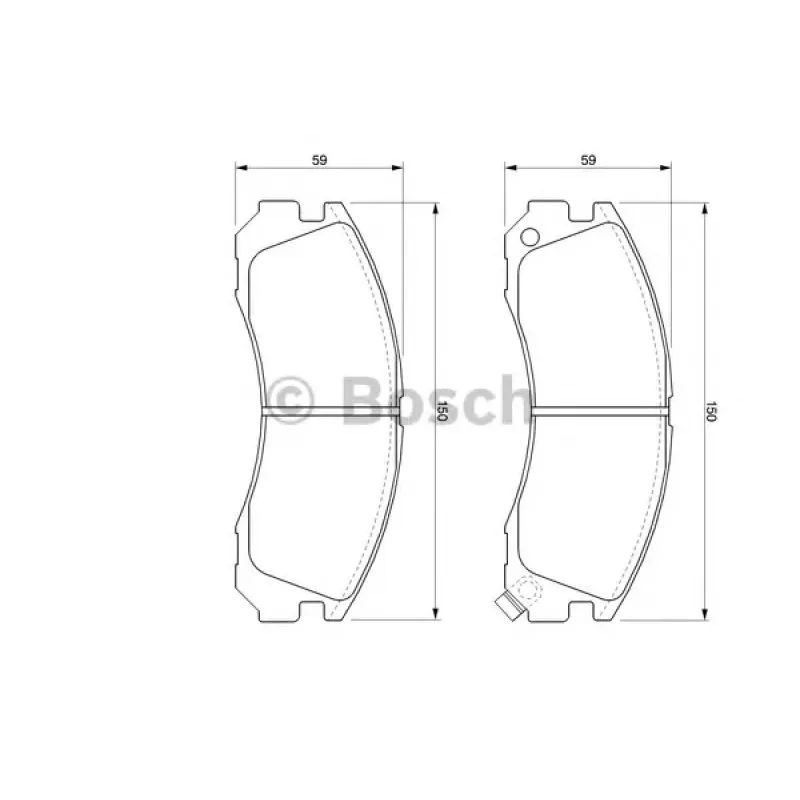 Колодки гальмівні (передні) Citroen C-Crosser 07-/Mitsubishi Outlander/Pajero 98-/Lancer/L400 94-03