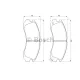 Колодки гальмівні (передні) Citroen C-Crosser 07-/Mitsubishi Outlander/Pajero 98-/Lancer/L400 94-03