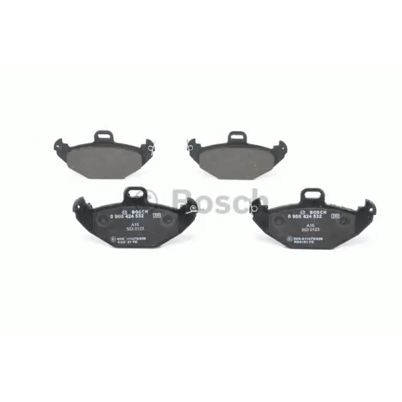 Колодки гальмівні (задні) Renault Laguna I 93-01 (Brembo) (з датчиками)