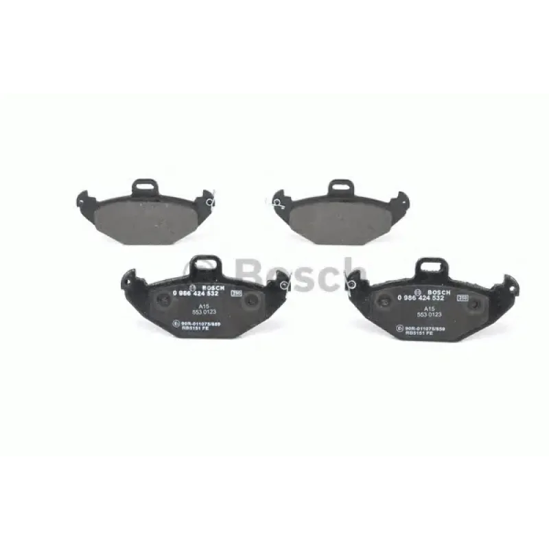 Колодки гальмівні (задні) Renault Laguna I 93-01 (Brembo) (з датчиками)